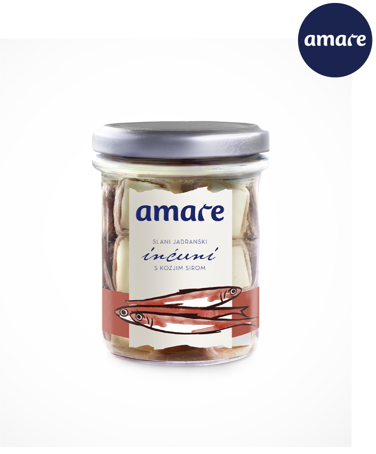 ANCHOAS DE ADRIÁTICO CON QUESO DE CABRA 210g